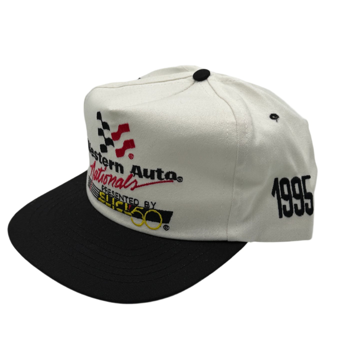 Vintage New Old Stock 1995 NHRA Western Auto Nationals Snapback Hat