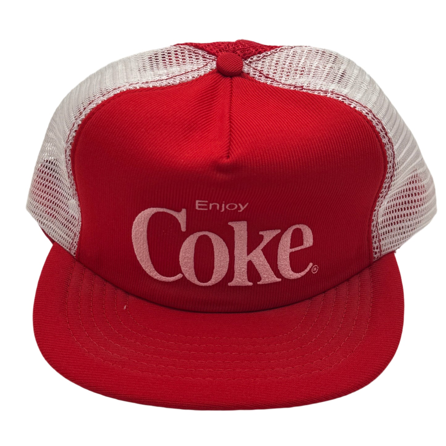 Vintage New Old Stock Drink Coke Foam Trucker Hat