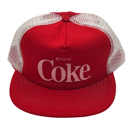 Vintage New Old Stock Drink Coke Foam Trucker Hat