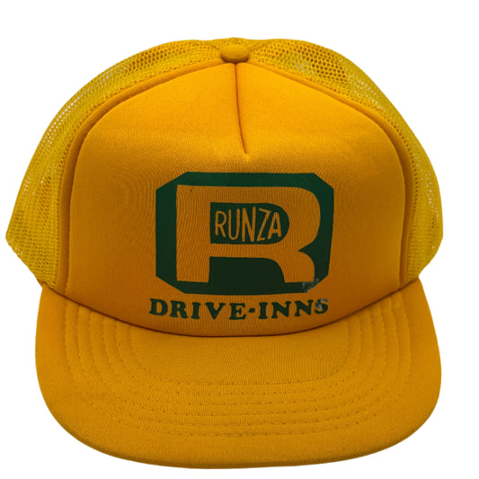 Vintage New Old Stock Runza Drive Inns Foam Trucker Hat