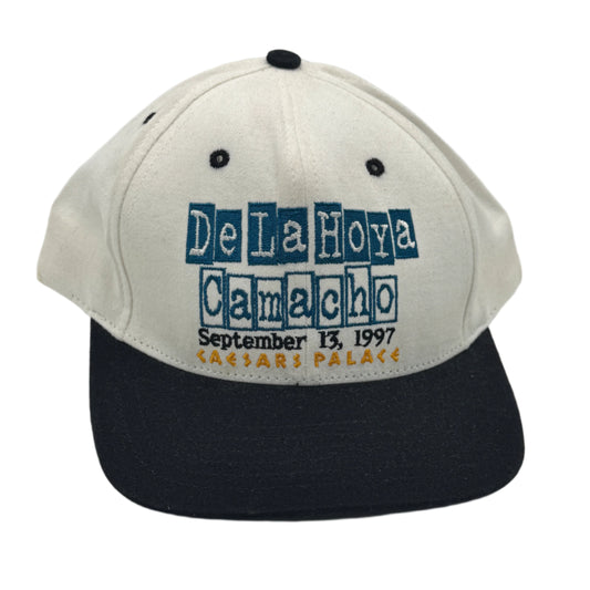 Vintage New Old Stock 1997 De La Hoya vs Camacho Opposites Attack Snapback Hat