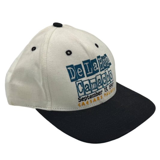 Vintage New Old Stock 1997 De La Hoya vs Camacho Opposites Attack Snapback Hat