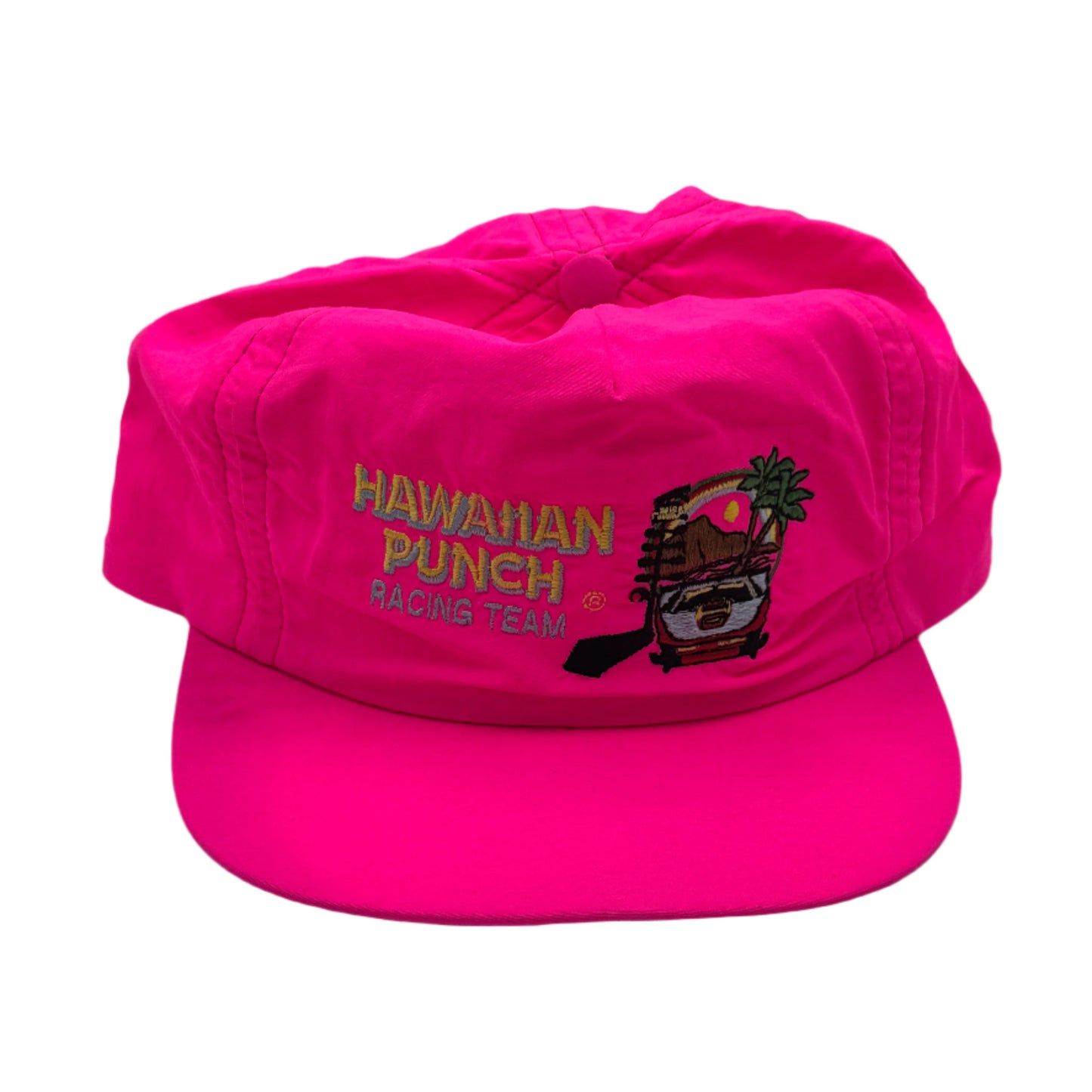 Vintage New Old Stock Hawaiian Punch Funny Car Racing Team Slideback Hat
