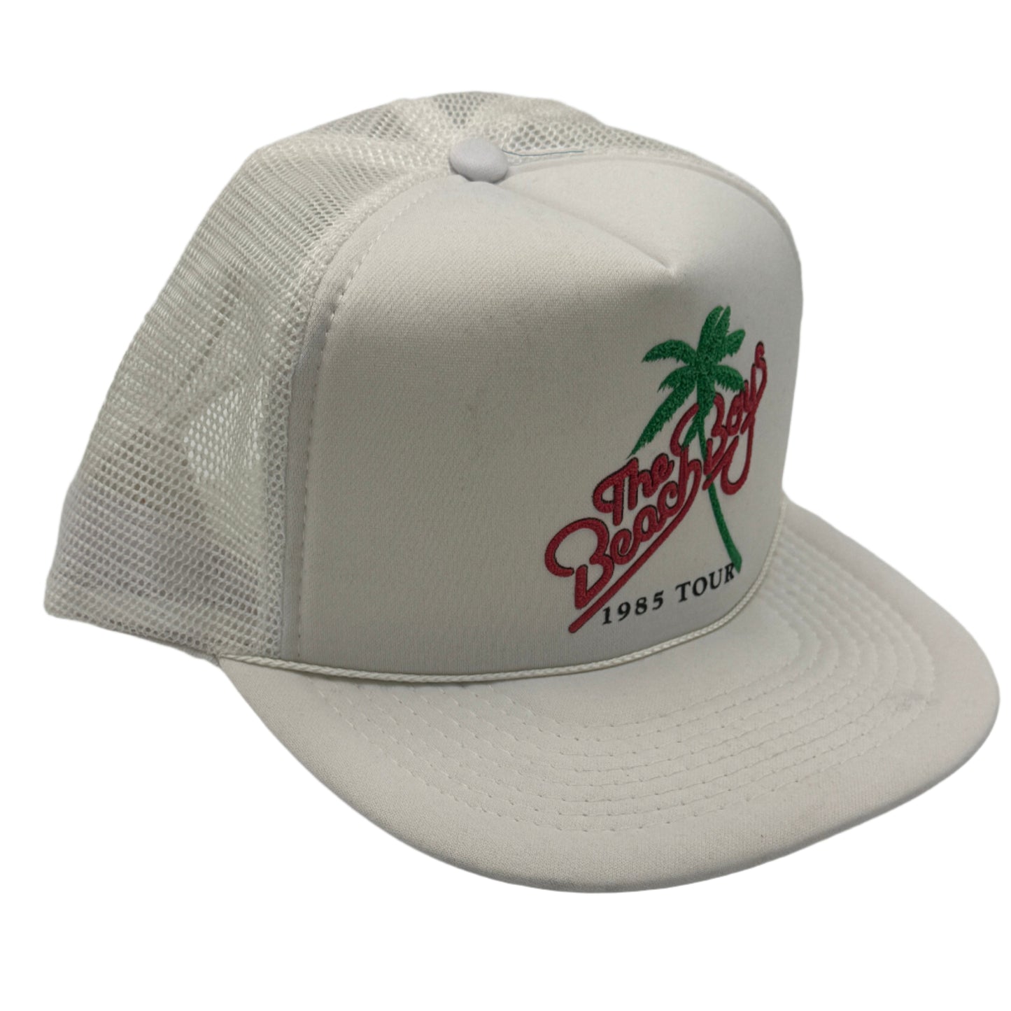 Vintage New Old Stock 1985 Beach Boys Tour Foam Trucker Hat