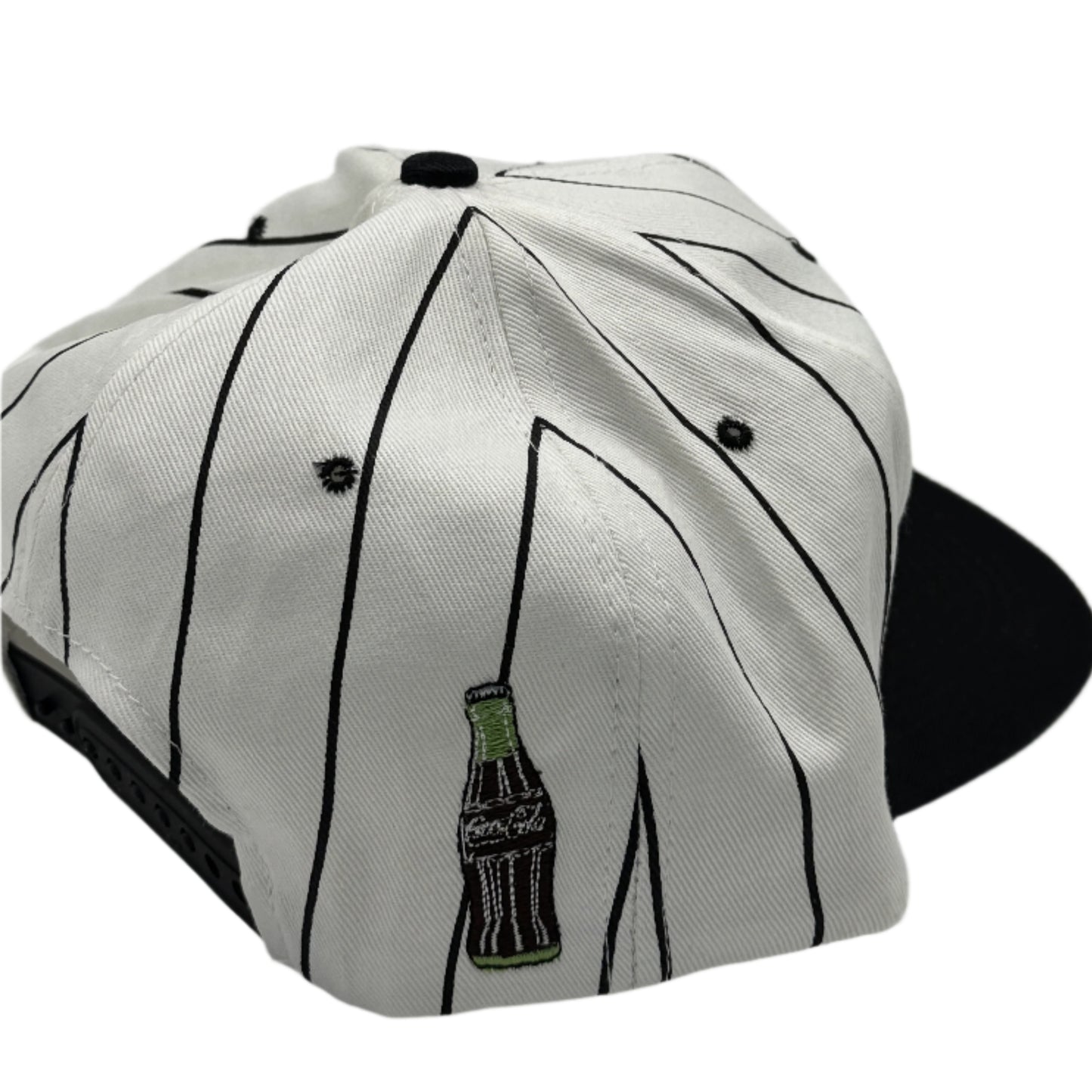 Vintage New Old Stock Coco-Cola Pinstripe Snapback Hat