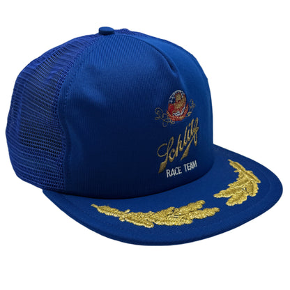 Vintage New Old Stock Schlitz Race Team Trucker Hat - No Foam