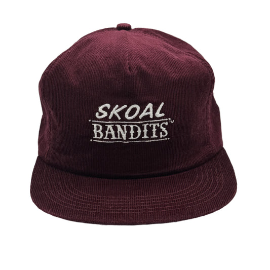 Vintage New Old Stock Skoal Bandits Corduroy Snapback Hat - No Foam