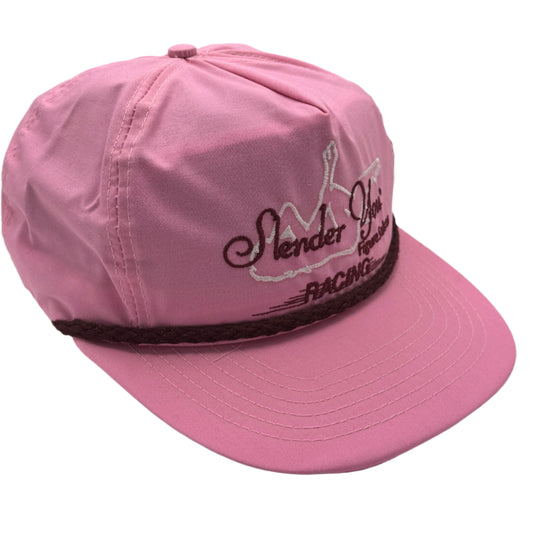 Vintage New Old Stock Slender You Figure Salons Racing Rope Snapback Hat