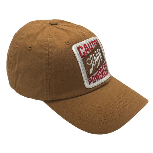 Unstructured Dad Hat with Vintage Schlitz Beer Patch