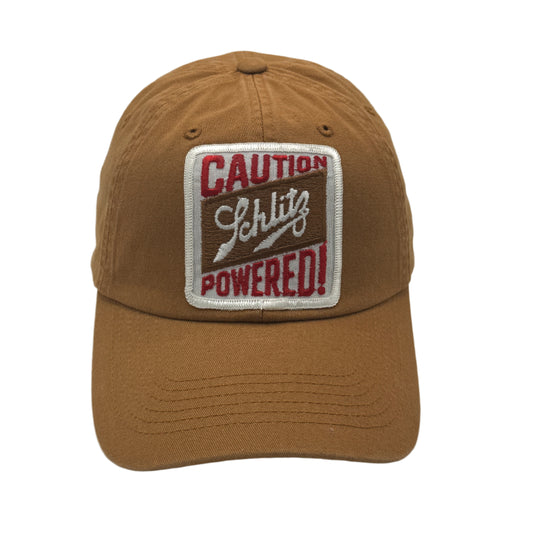 Unstructured Dad Hat with Vintage Schlitz Beer Patch