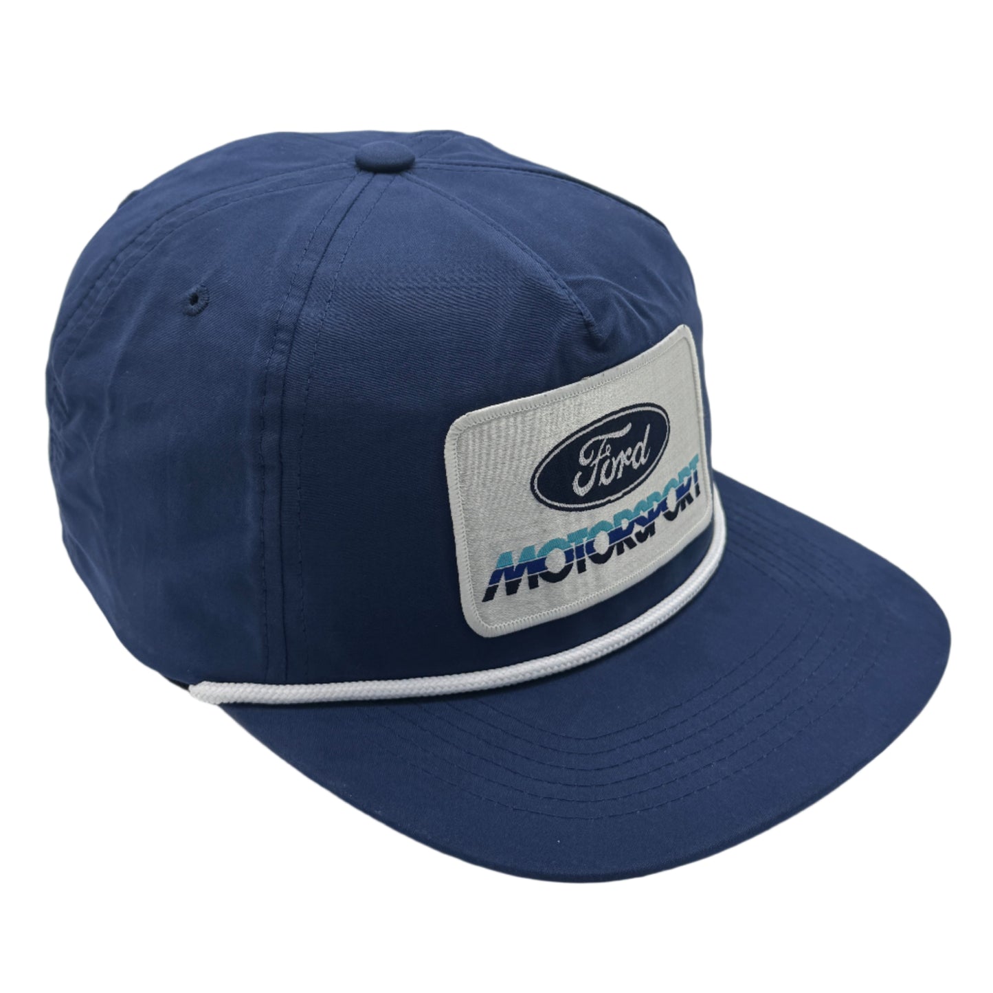 Vintage Ford Motorsport Patch Snapback Rope Hat
