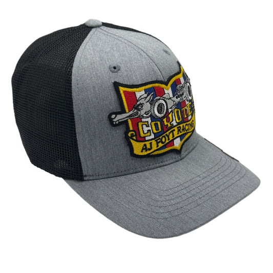 6-Panel Trucker Hat with Vintage AJ Foyt Coyote Enterprises Patch