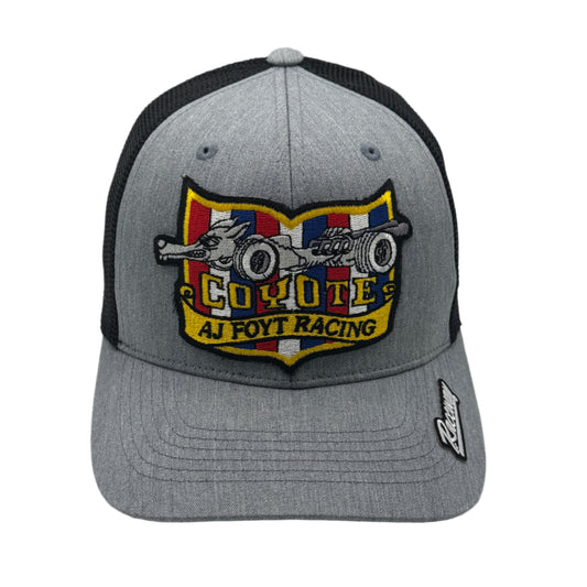 6-Panel Trucker Hat with Vintage AJ Foyt Coyote Enterprises Patch