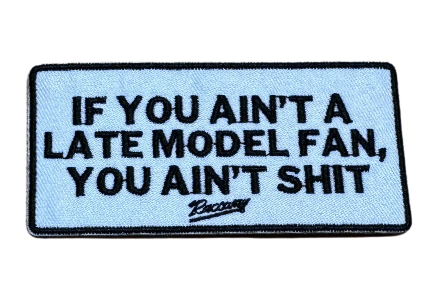 Raceway Hats Late Model Fans Patch
