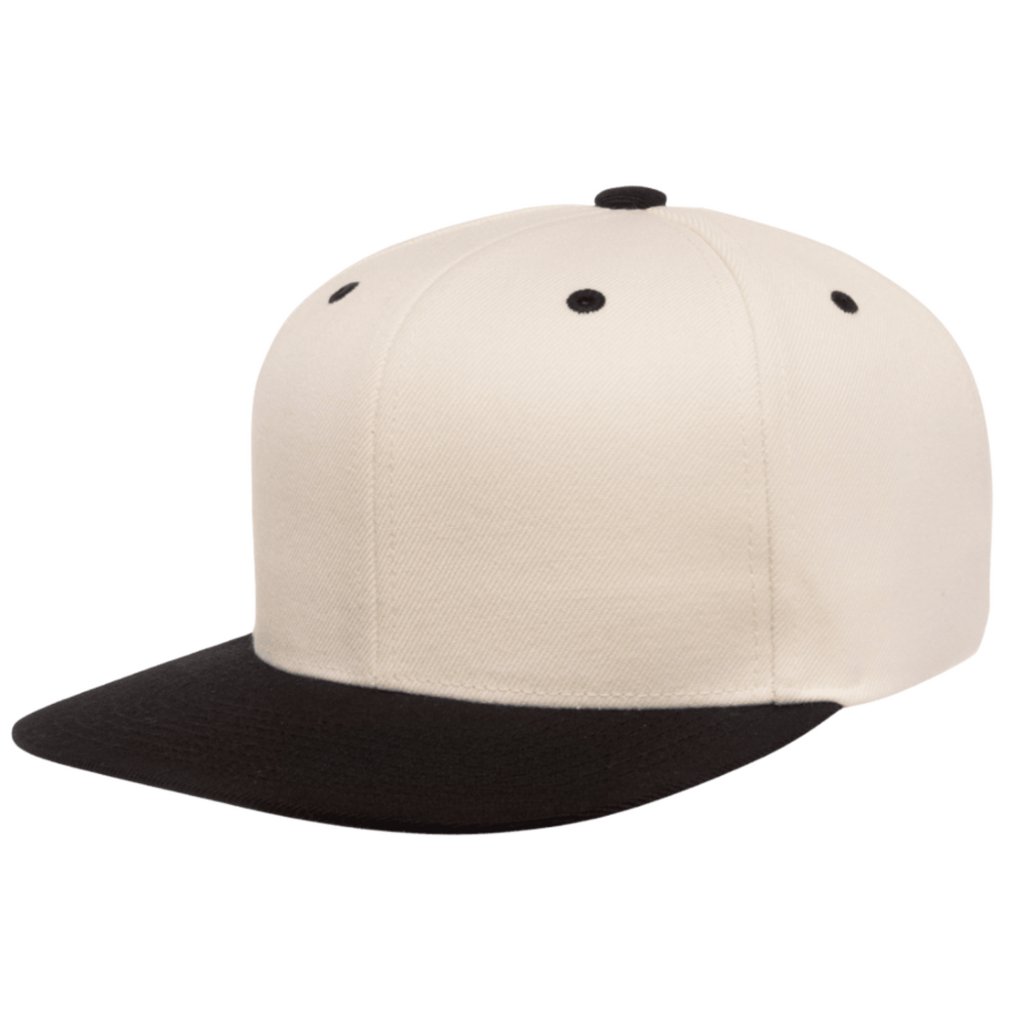 6-Panel High-Profile Snapback Pro-Style Wool Blend Hat