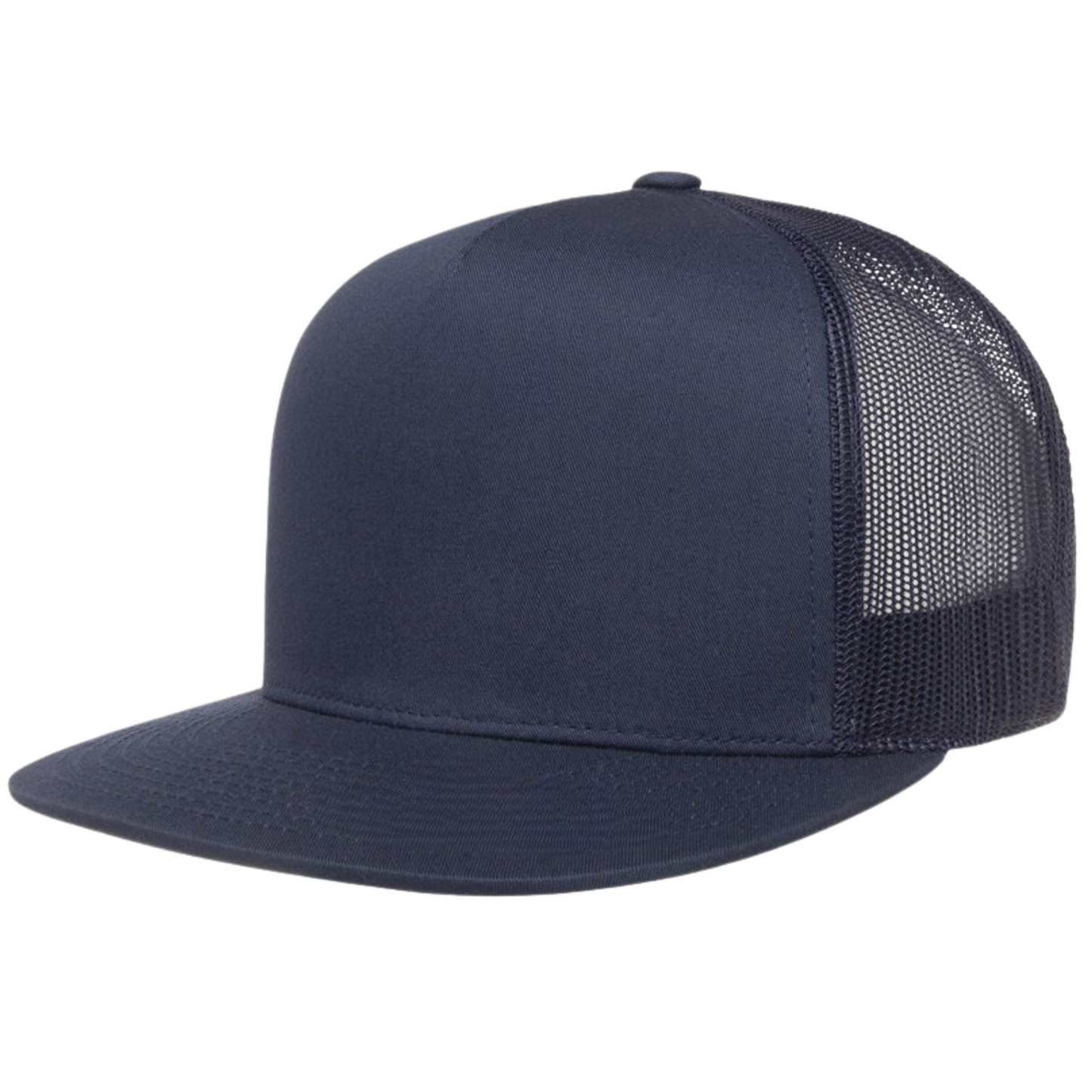 5-Panel High-Profile Classic Snapback Trucker Hat