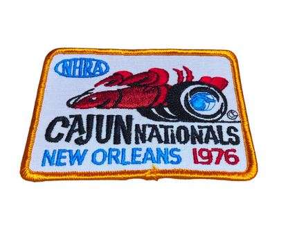 Vintage 1977 NHRA New Orleans Cajun Nationals  Patch