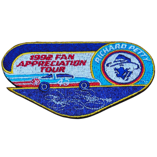 Vintage 1992 Richard Petty Fan Appreciation Tour Patch