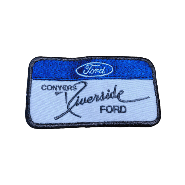 Vintage Conyers Riverside Ford Dealership Patch