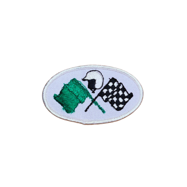 Vintage Crossed Flags Patch