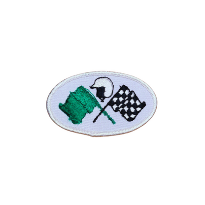Vintage Crossed Flags Patch