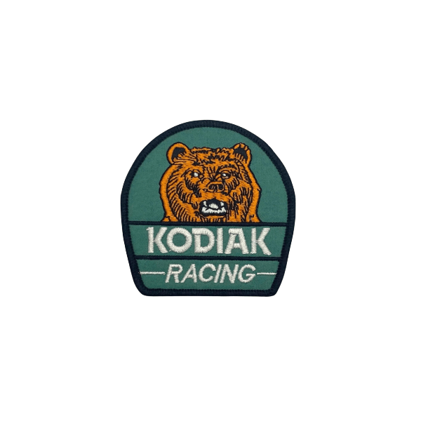 Vintage-Style Kodiak Racing Team Patch