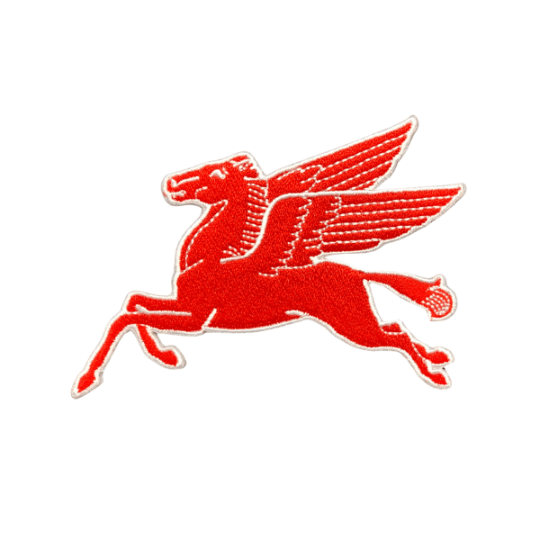 Vintage-Style Mobil Oil Pegasus Patch