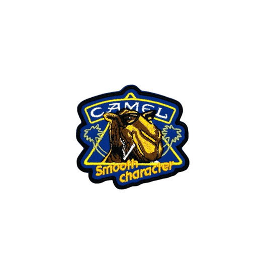 Vintage-Style Camel Smooth Character Patch