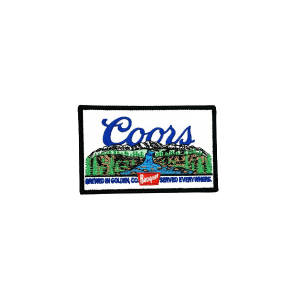 Vintage-Style Coors Beer "Mountain" Patch