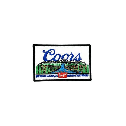 Vintage-Style Coors Beer "Mountain" Patch