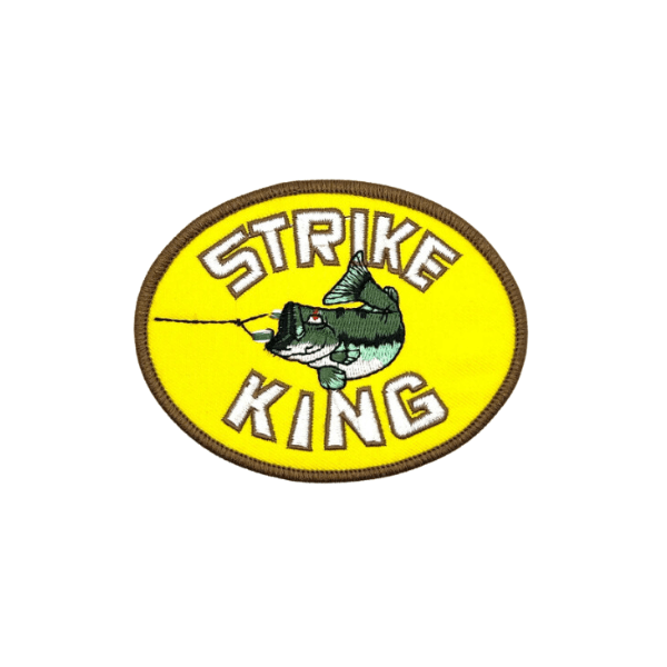Vintage-Style Strike King Fishing Lures Patch