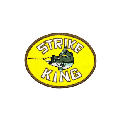 Vintage-Style Strike King Fishing Lures Patch