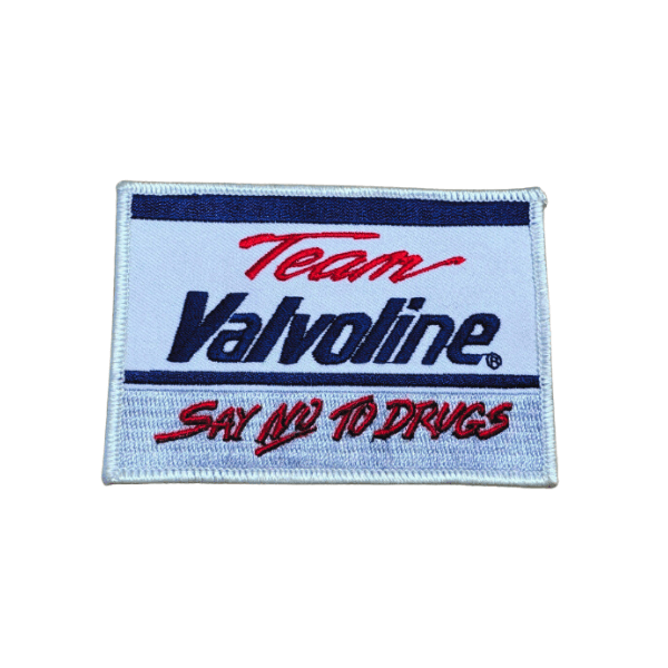 Vintage Team Valvoline Say No to Drugs Patch
