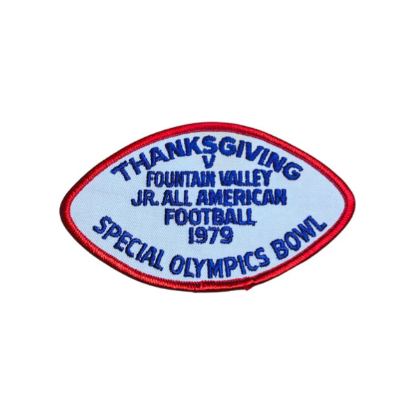 Vintage 1979 Thanksgiving Special Olympics Bowl Patch