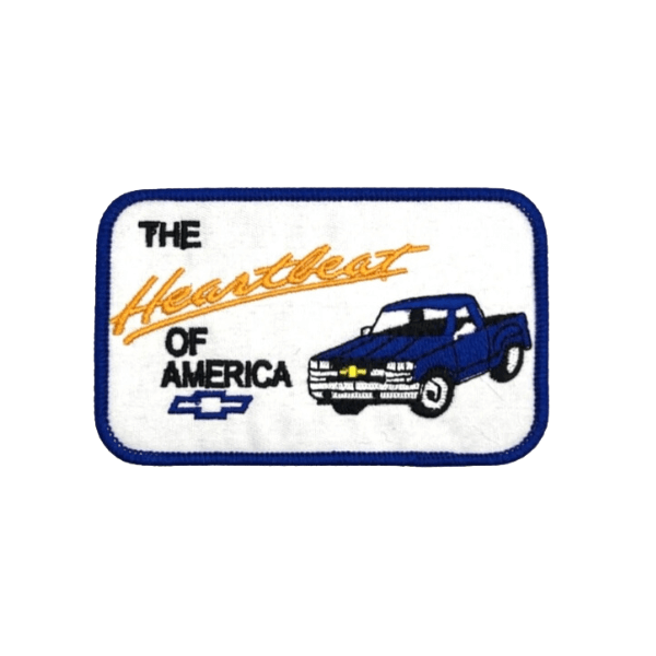 Vintage-Style Chevy Trucks Heartbeat Patch