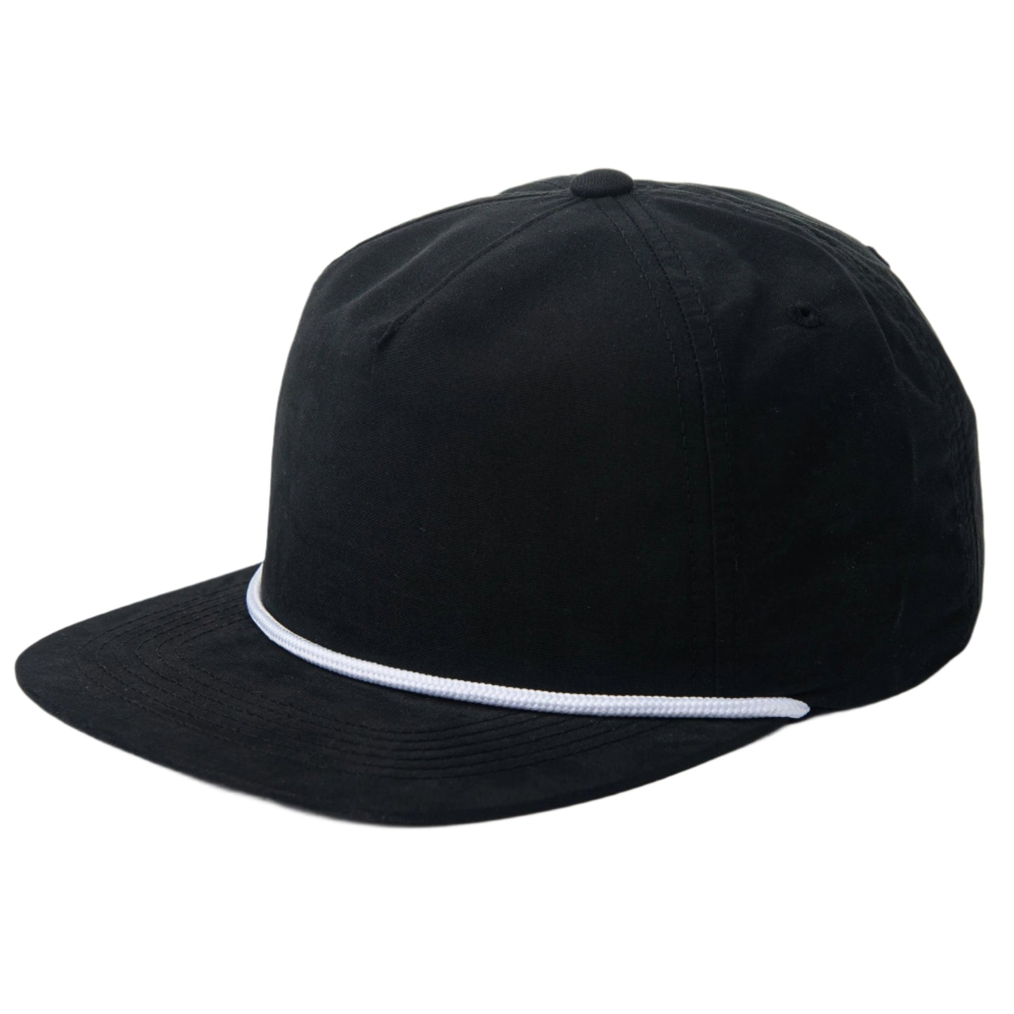 5-Panel Low-Profile Snapback Rope Hat