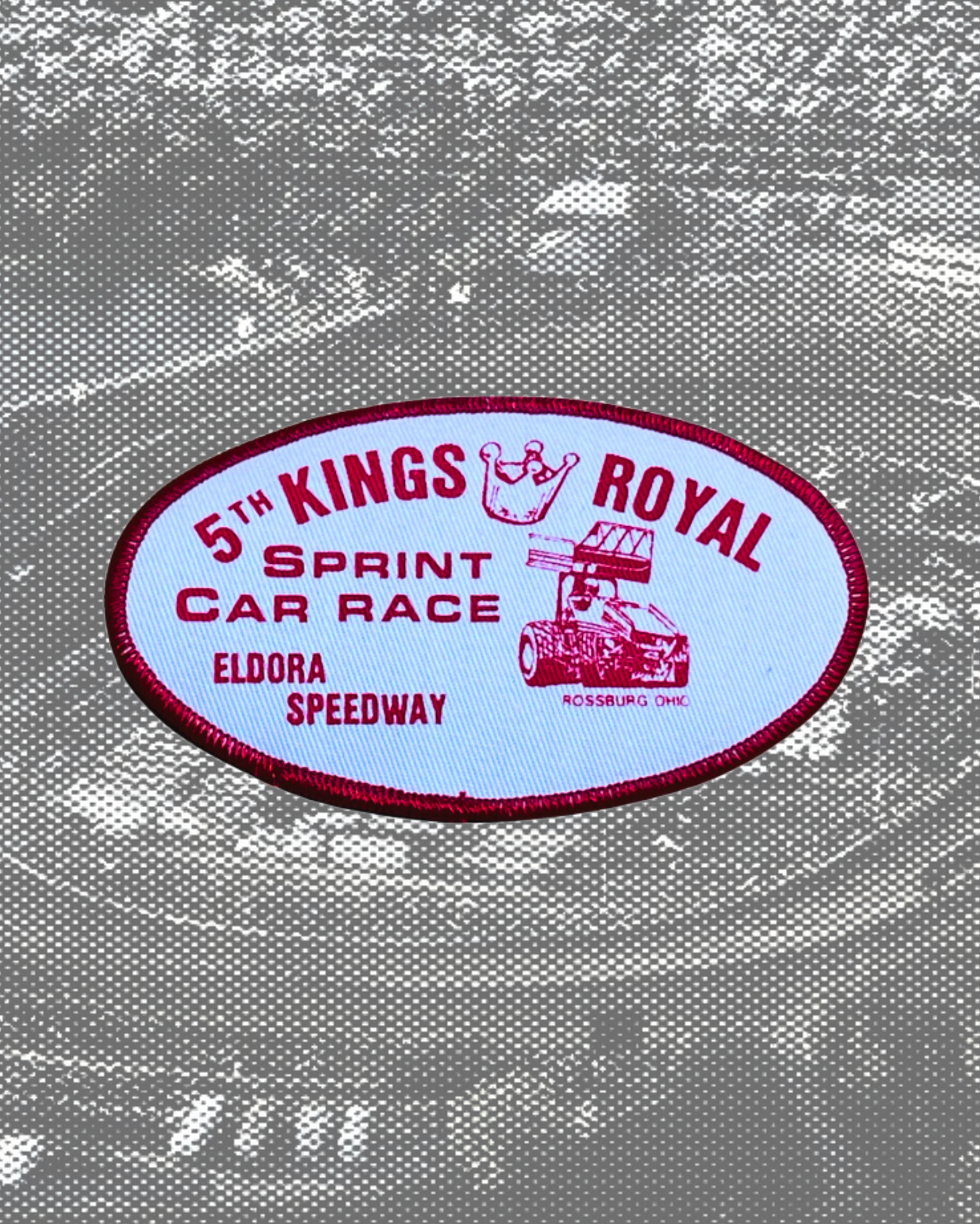 Vintage 1988 Eldora Speedway 5th Kings Royal Patch