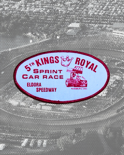 Vintage 1988 Eldora Speedway 5th Kings Royal Patch