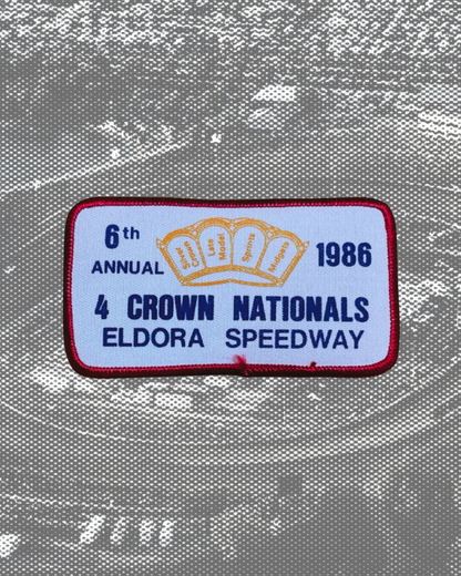 Vintage 1986 Eldora Speedway 6th Annual 4 Crown Nationals