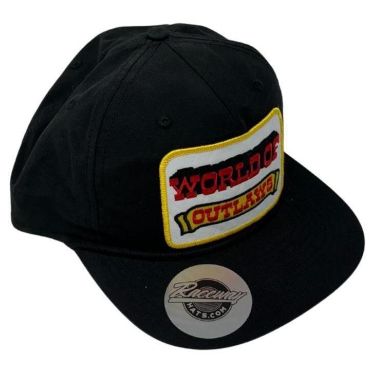 Readymade Vintage-Style World of Outlaws Patch Pressed on New Richardson Umpqua Snapback Hat