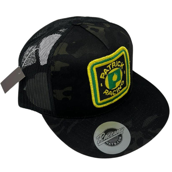 Patrick　オーダーキャップ Vintage Patrick Racing Patch Multicam Flatbaill Snapback Hat