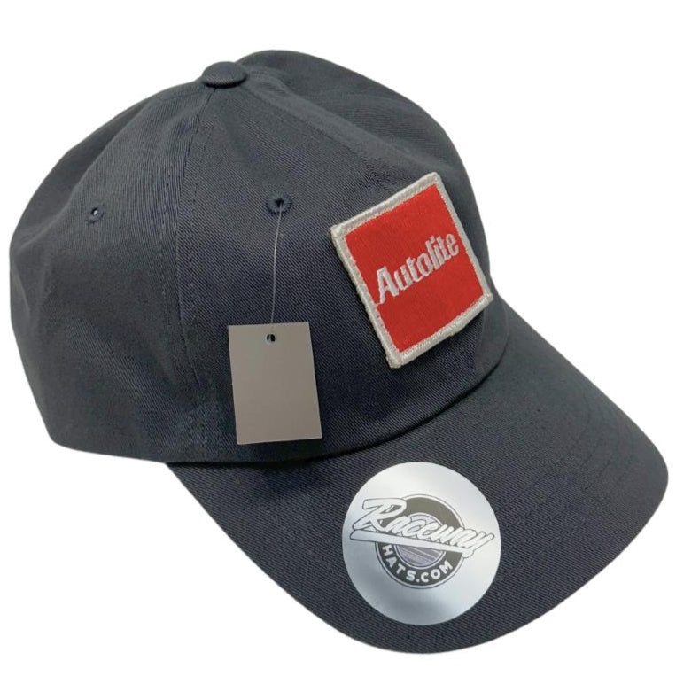 Vintage Autolite Patch Stitched onto New Yupoong 6245CM Classic Dad Hat