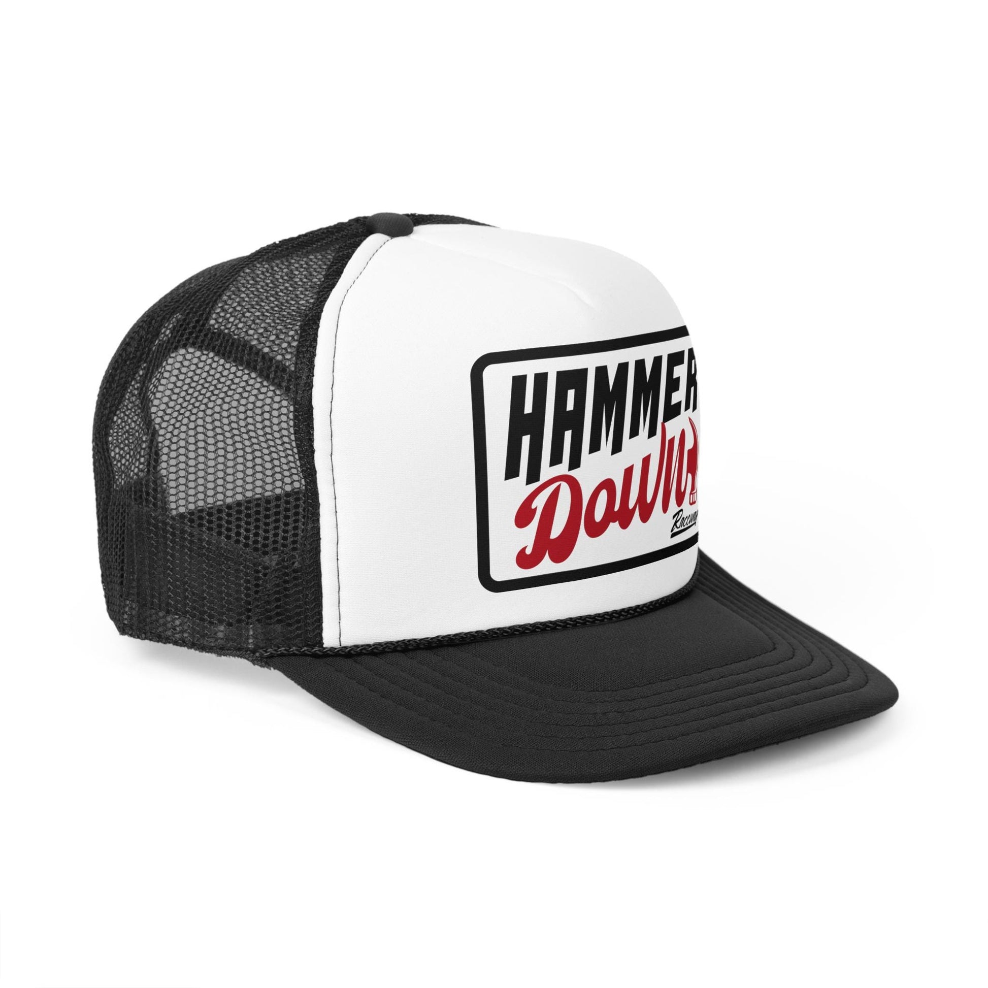 Raceway Hats 5-Panel Foam Hammer Down Trucker Hat