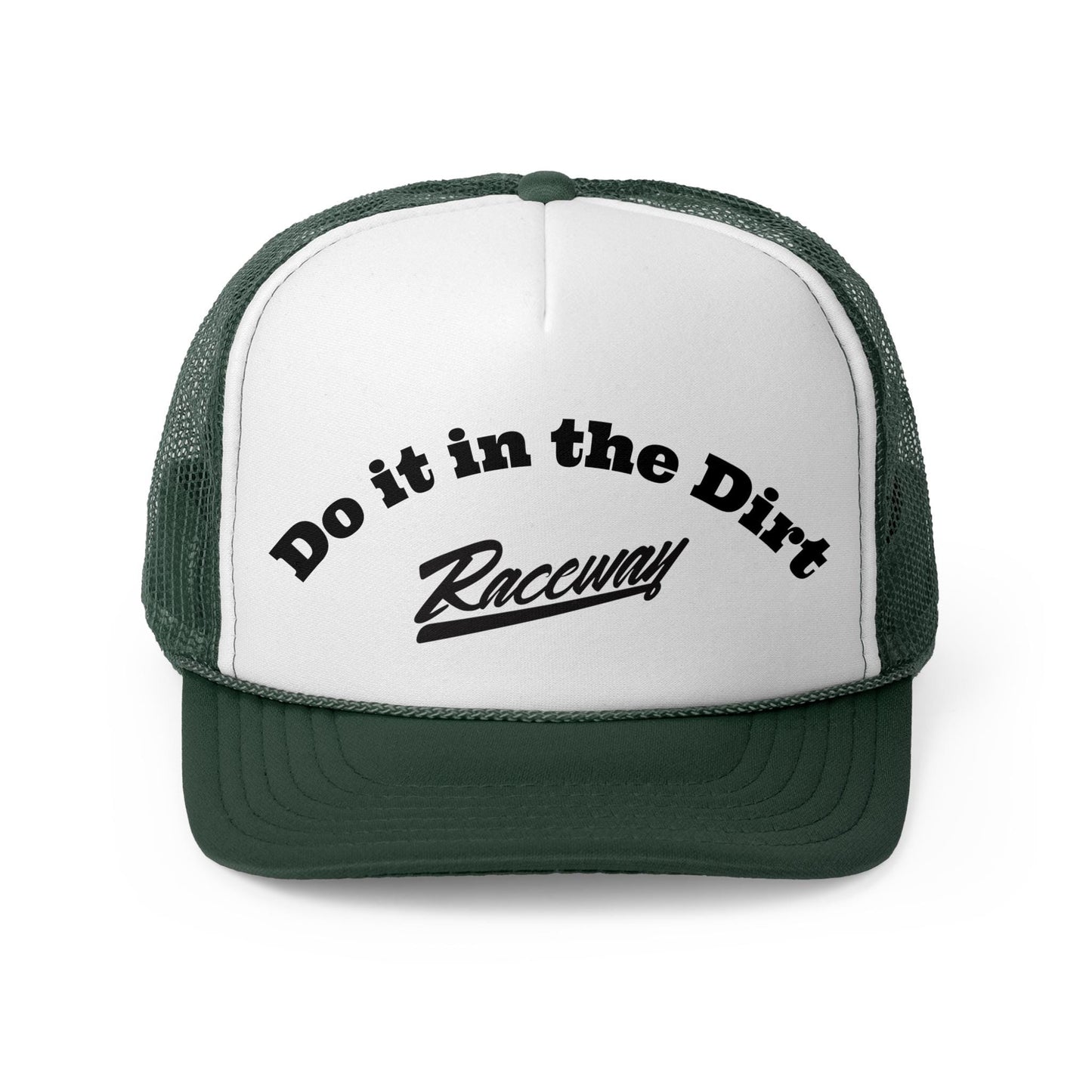 Raceway Hats 5-Panel Foam Do it in the Dirt Trucker Hat