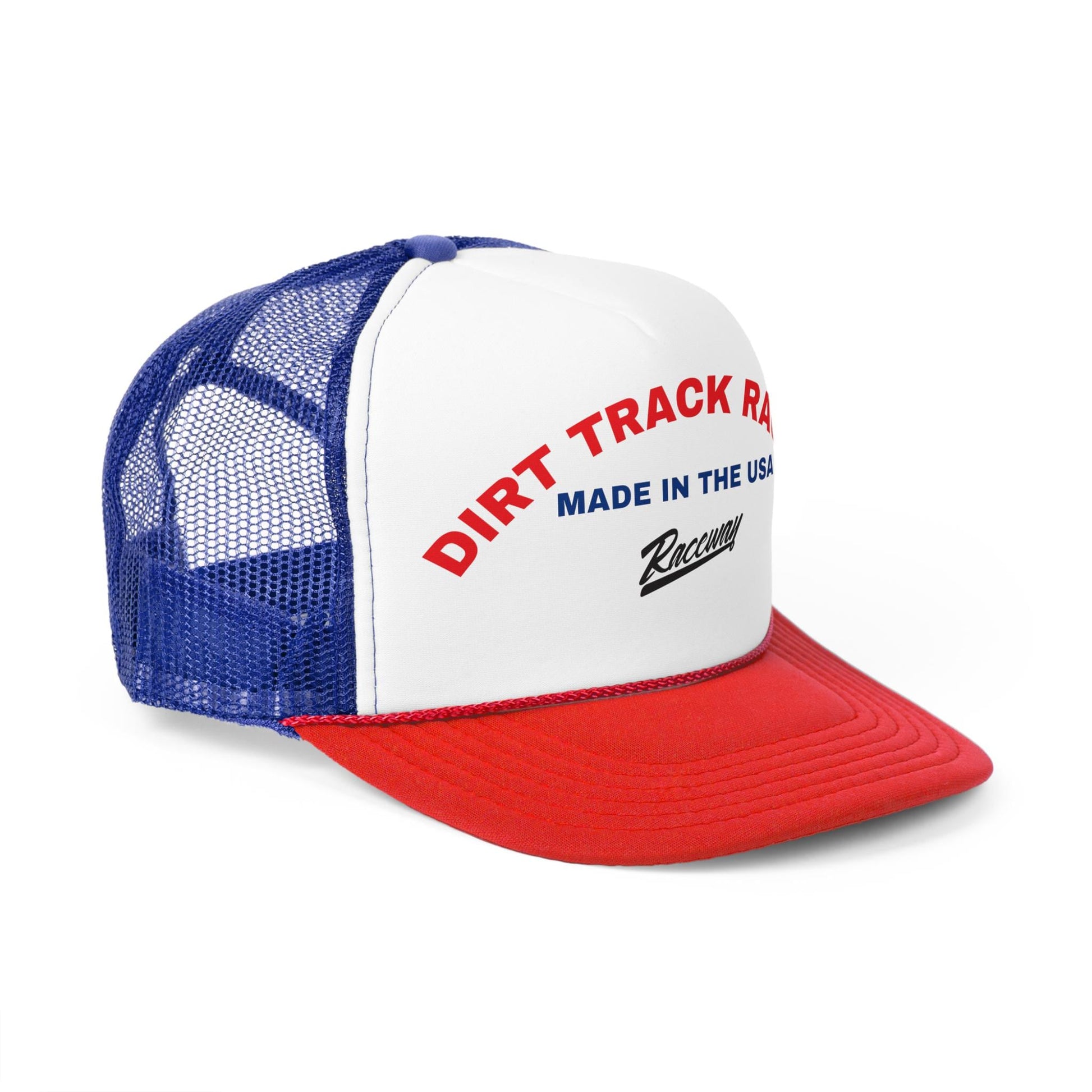 Raceway Hats 5-Panel Form Trucker Dirt Track Racing Made in the USA Hat