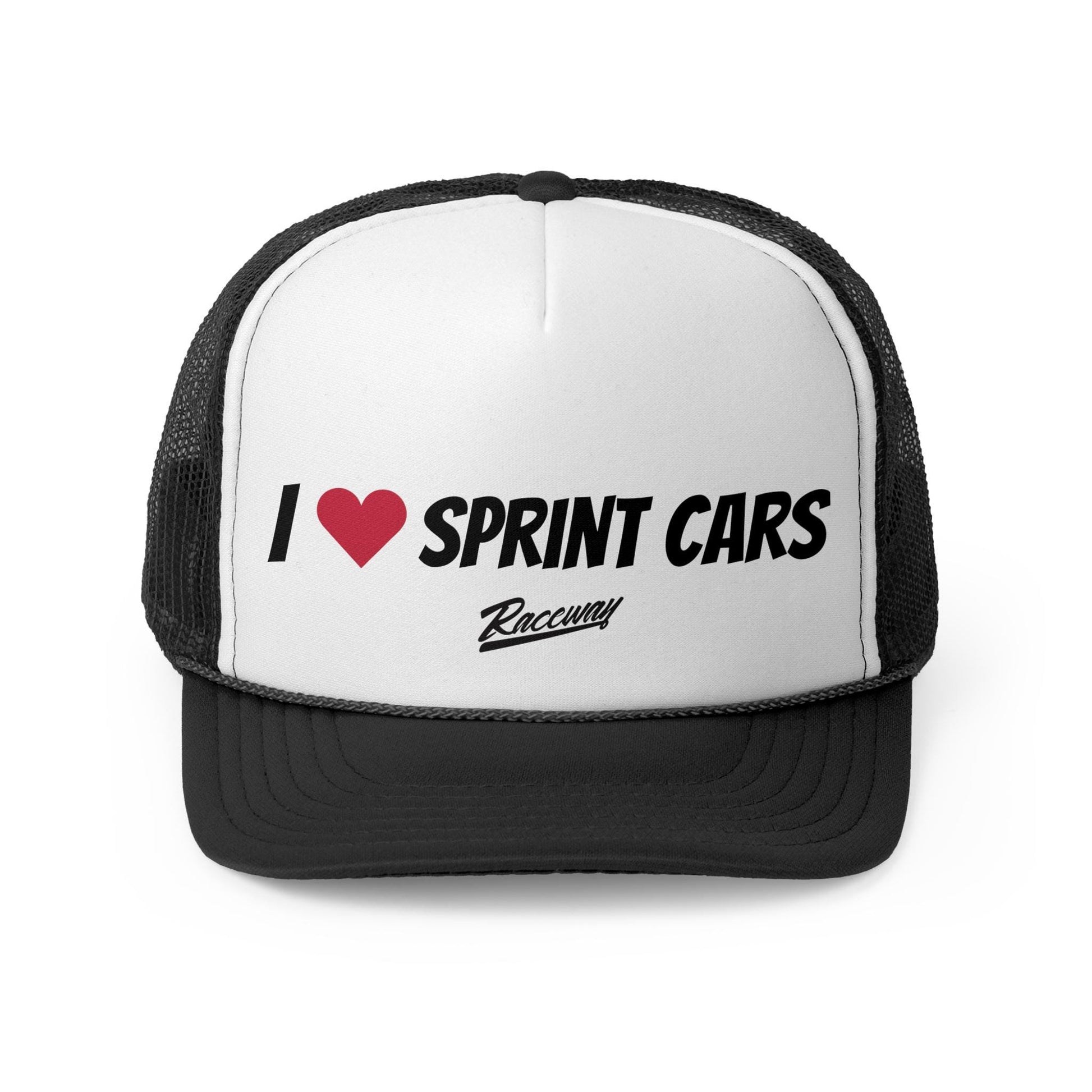 Raceway Hats 5-Panel Foam I Love Sprint Car Racing Trucker Hat
