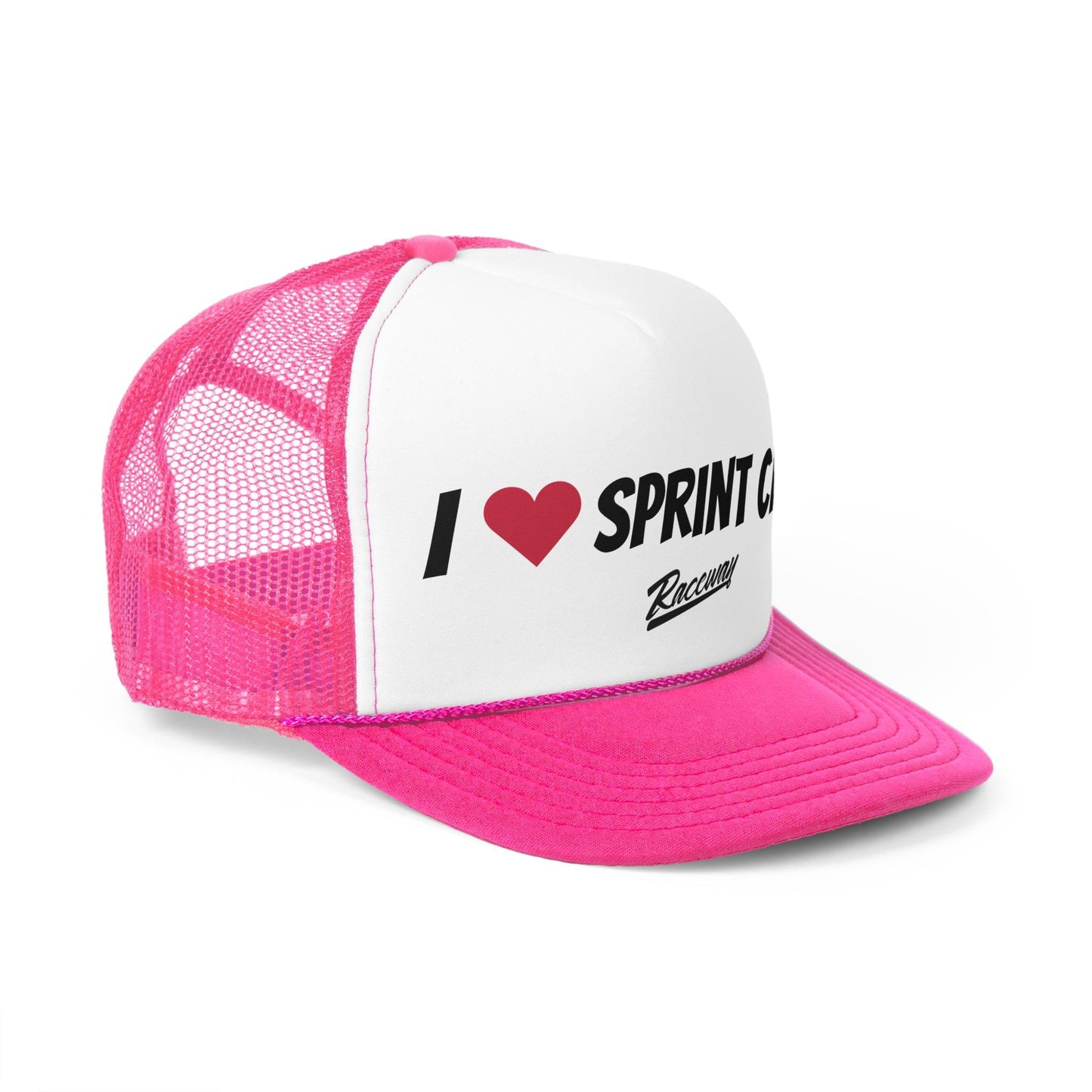 Raceway Hats 5-Panel Foam I Love Sprint Car Racing Trucker Hat