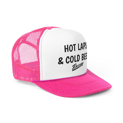 Raceway Hats 5-Panel Hot Laps & Cold Beer Foam Trucker Hat