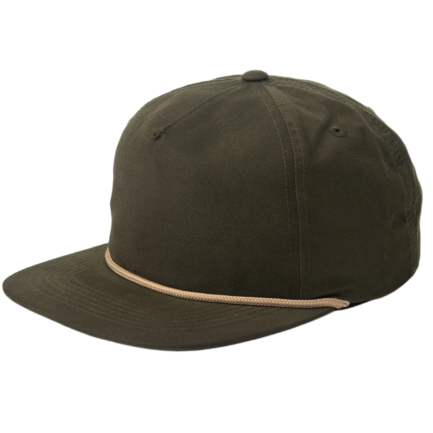 5-Panel Low-Profile Snapback Rope Hat